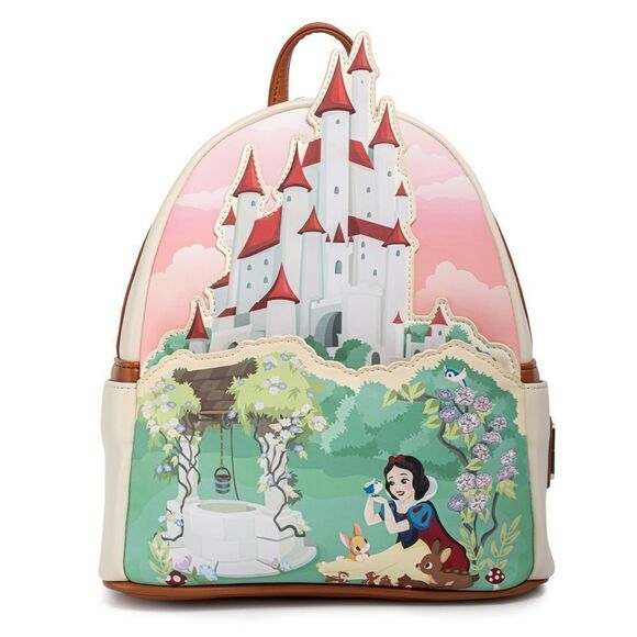 Loungefly Disney Snow White and Castle Mini Backpack - Picture 1 of 5
